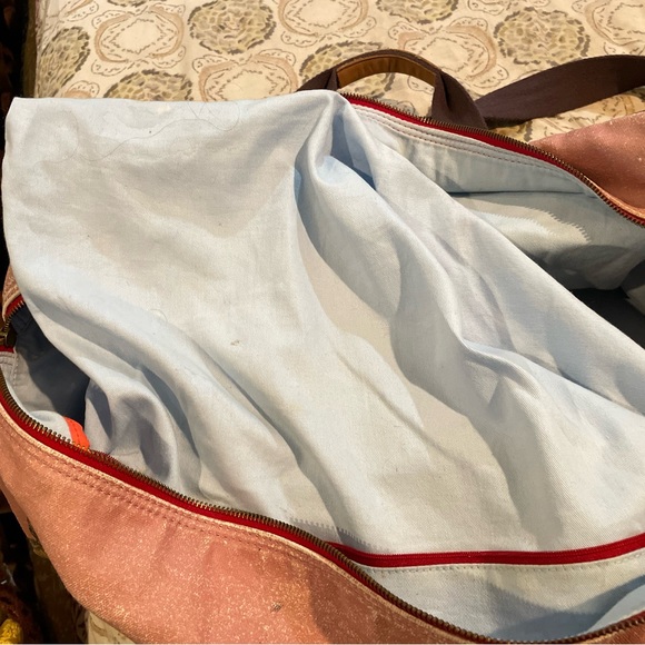 Vintage Ashley Longshore Weekender Bag from Anthropologie, rare find! - Picture 5 of 6